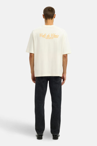 T-shirt à manches courtes - Écru - SELECTED