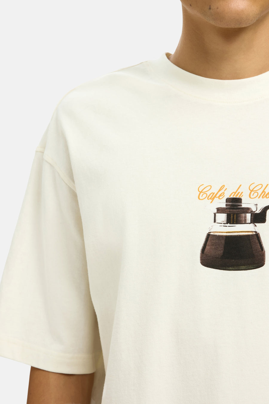 T-shirt à manches courtes - Écru - SELECTED