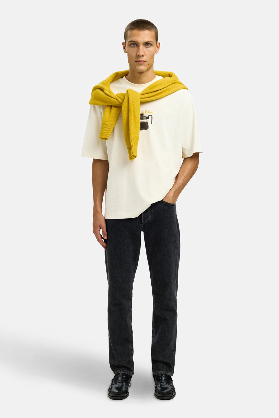 T-shirt à manches courtes - Écru - SELECTED