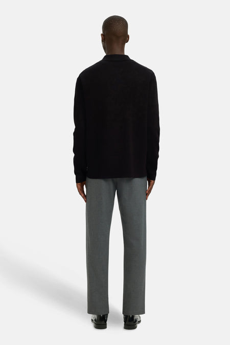 SLHTELLER FN RELAXED HALF ZIP POLO NOOS