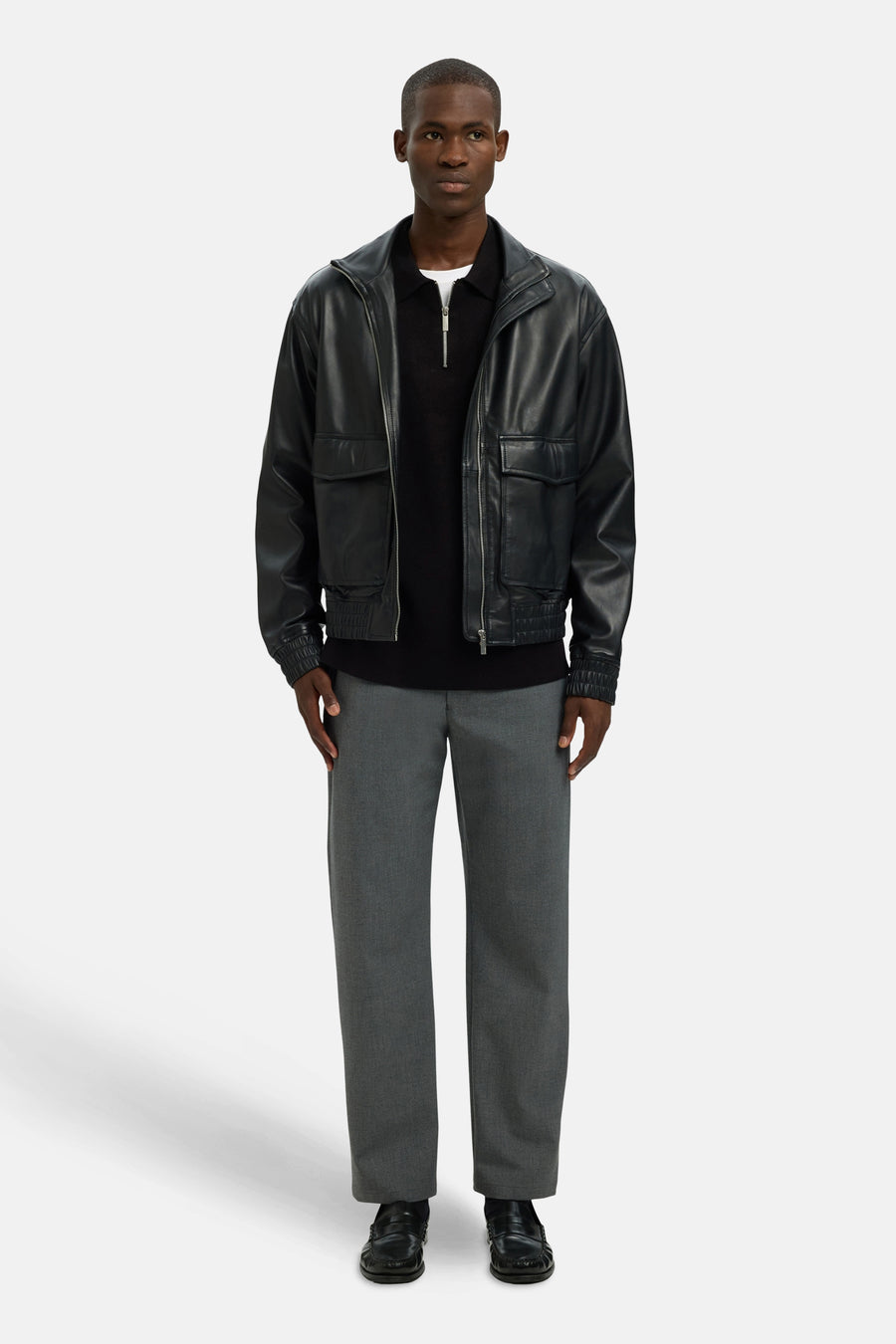 Pull à col rond - noir - SELECTED