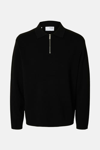 Pull à col rond - noir - SELECTED