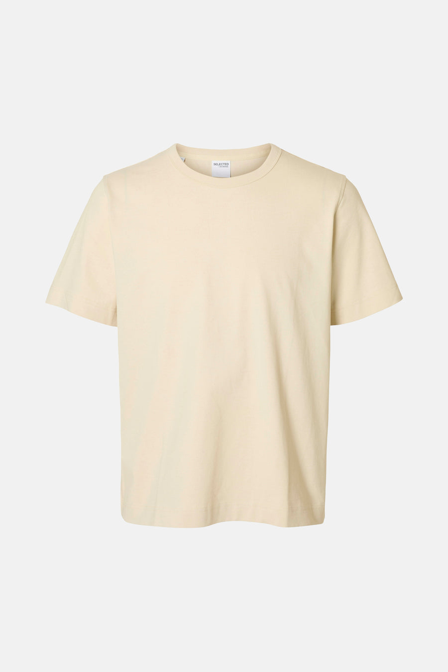 T-shirt à manches courtes - beige - SELECTED
