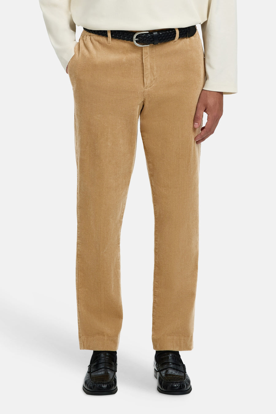 Pantalon de saison beige - SELECTED