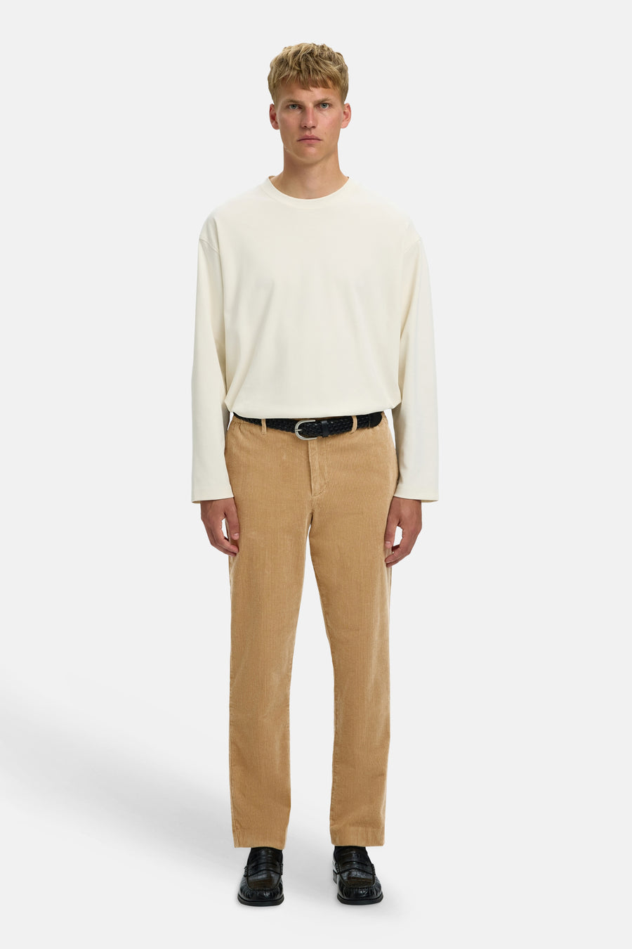 Pantalon de saison beige - SELECTED