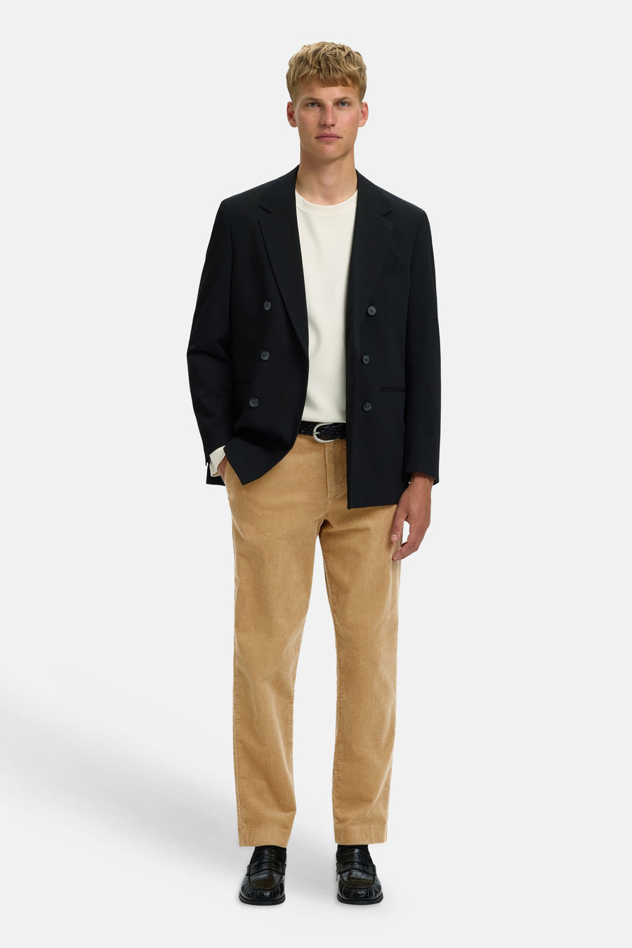 Pantalon de saison beige - SELECTED