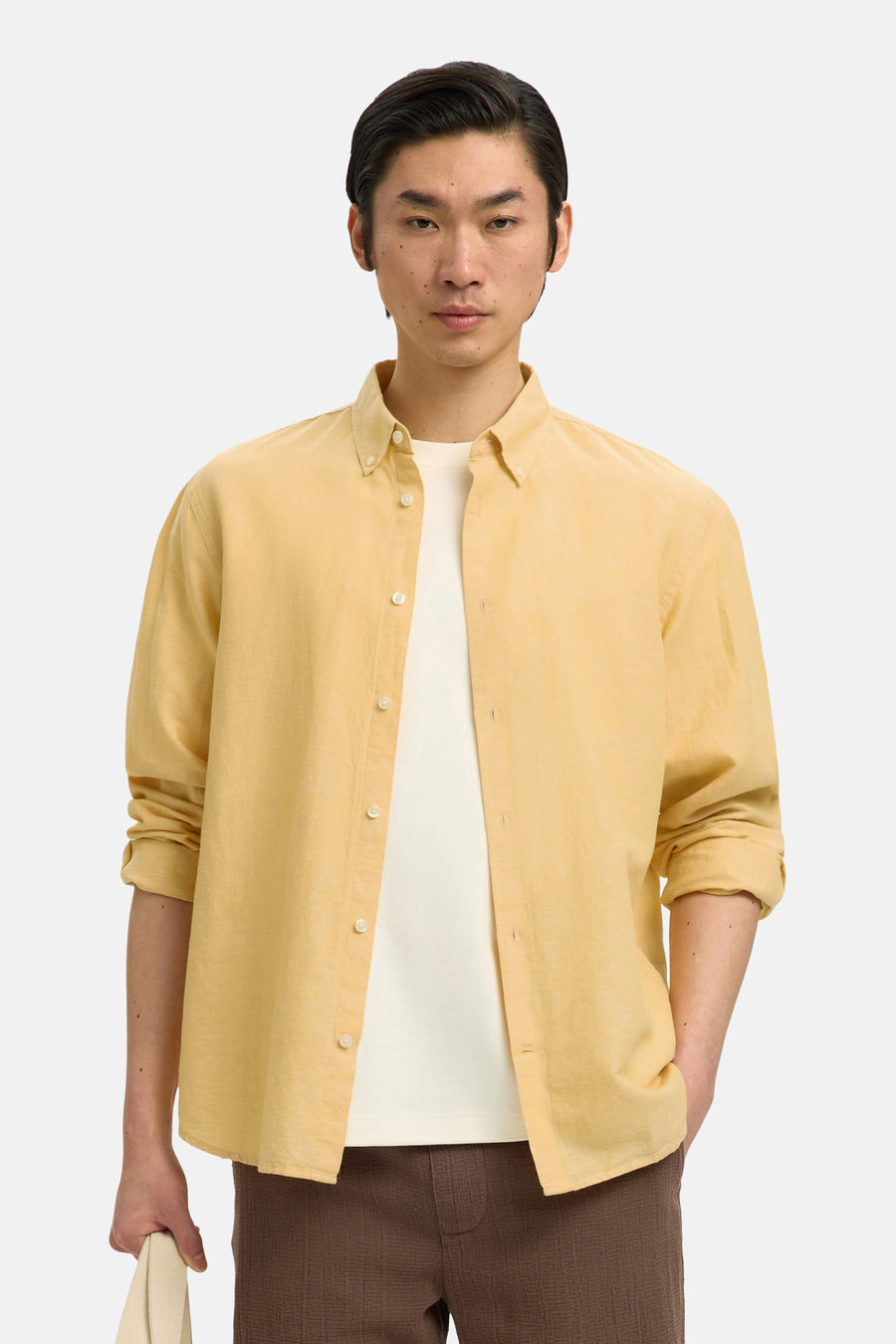Chemise (manches longues) jaune - SELECTED