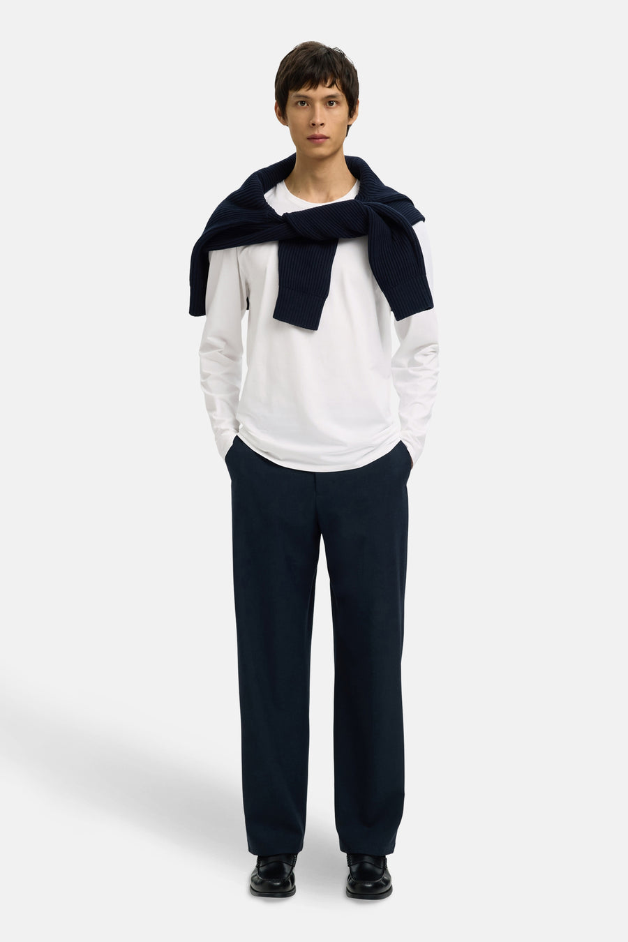 T-shirt à manches longues - blanc - SELECTED