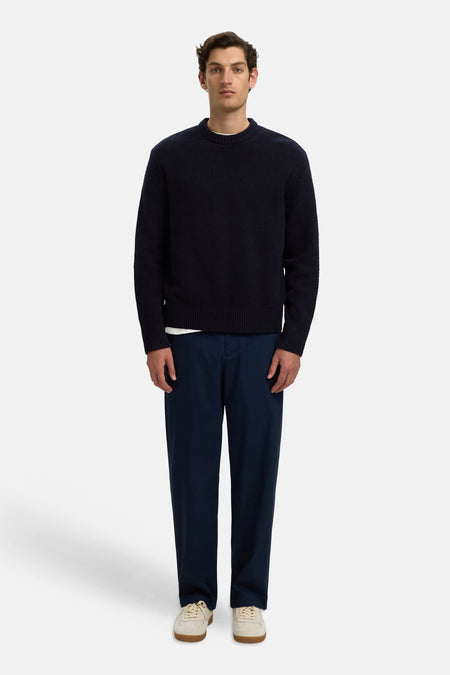 Pull col O - Navy Blazer