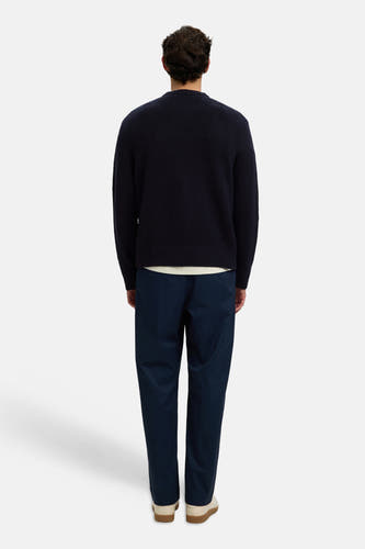 Pull col O bleu - SELECTED