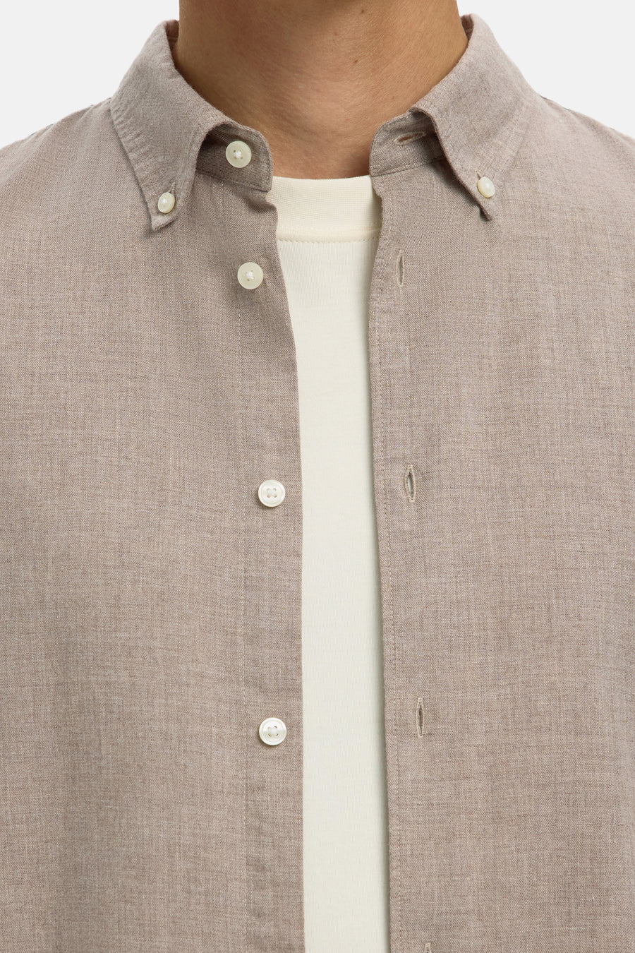 Chemise (manches longues) beige - SELECTED