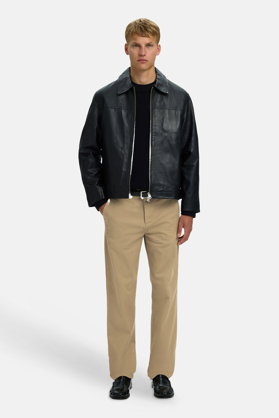 Pantalon de saison beige - SELECTED