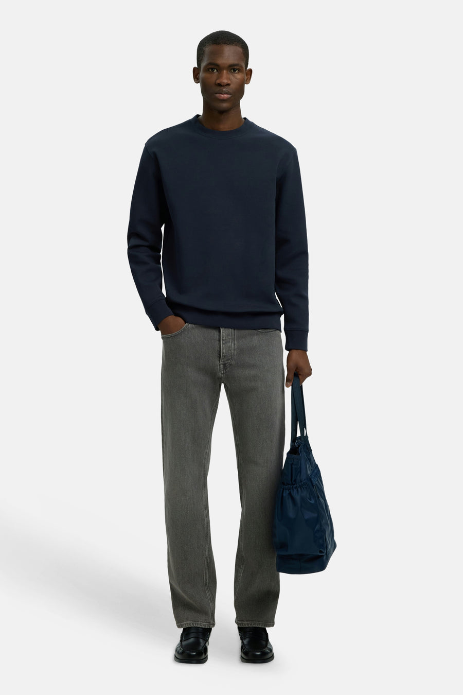Sweat col O bleu - SELECTED