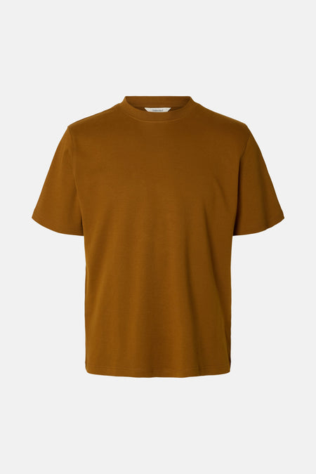T-shirt (manches courtes) brun - SELECTED