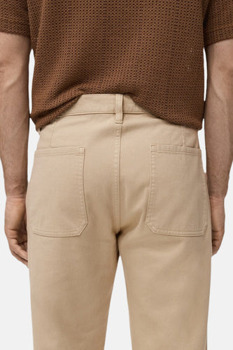 Pantalon coloré - beige - MANGO