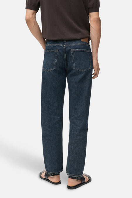 Jeans slim dark blue denim - MANGO