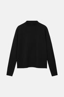 Pull à col rond - noir