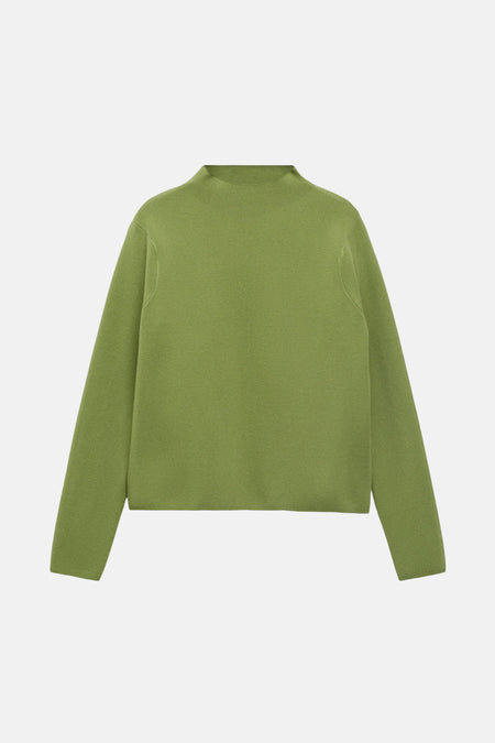 Pull à col rond - vert