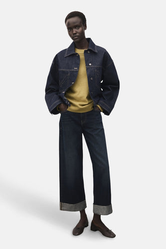 Pull à col rond - vert - MANGO