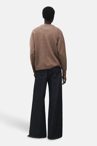 Pull à col rond - brun - MANGO