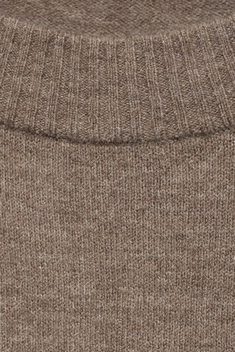 Pull à col rond - brun - MANGO