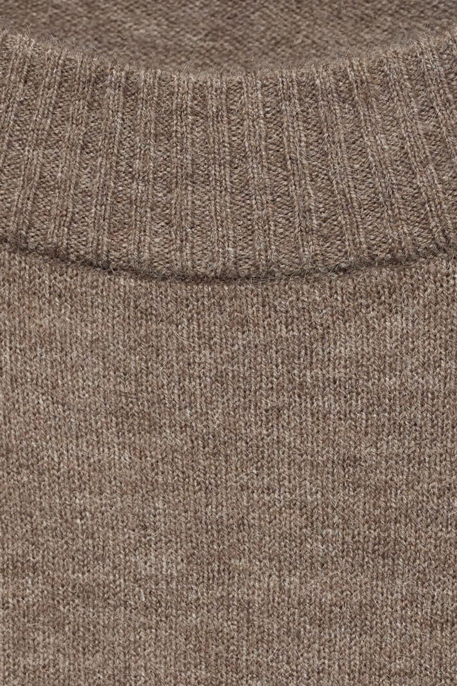 Pull à col rond - brun - MANGO