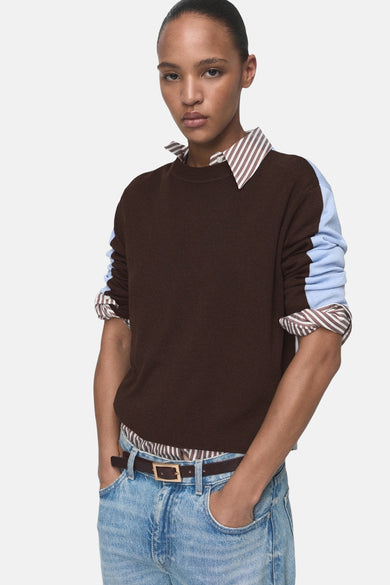 Pull à col rond - multicolore