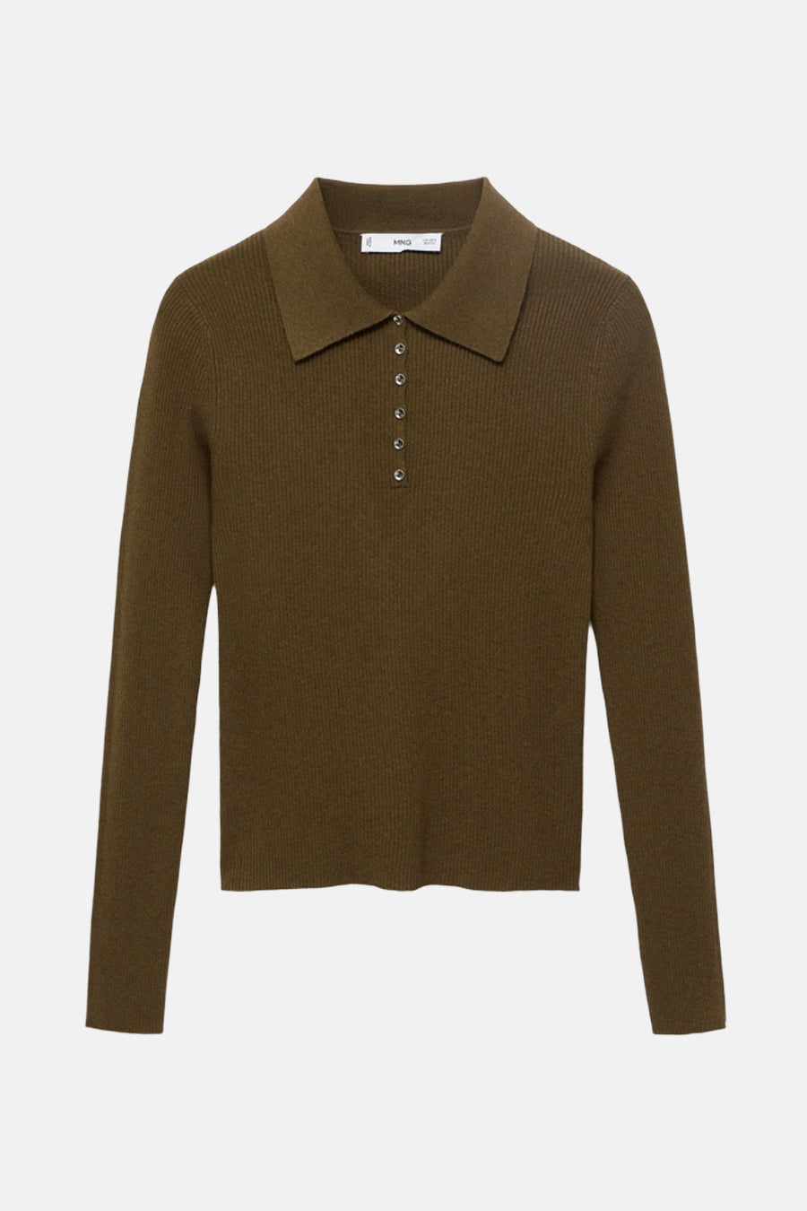 Pull à col rond - kahki - MANGO - 6