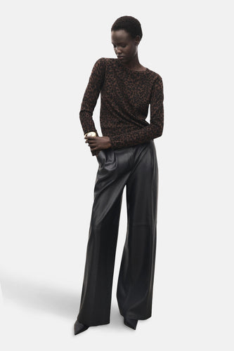 Pull à col rond - brun - MANGO