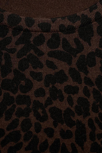 Pull à col rond - brun - MANGO