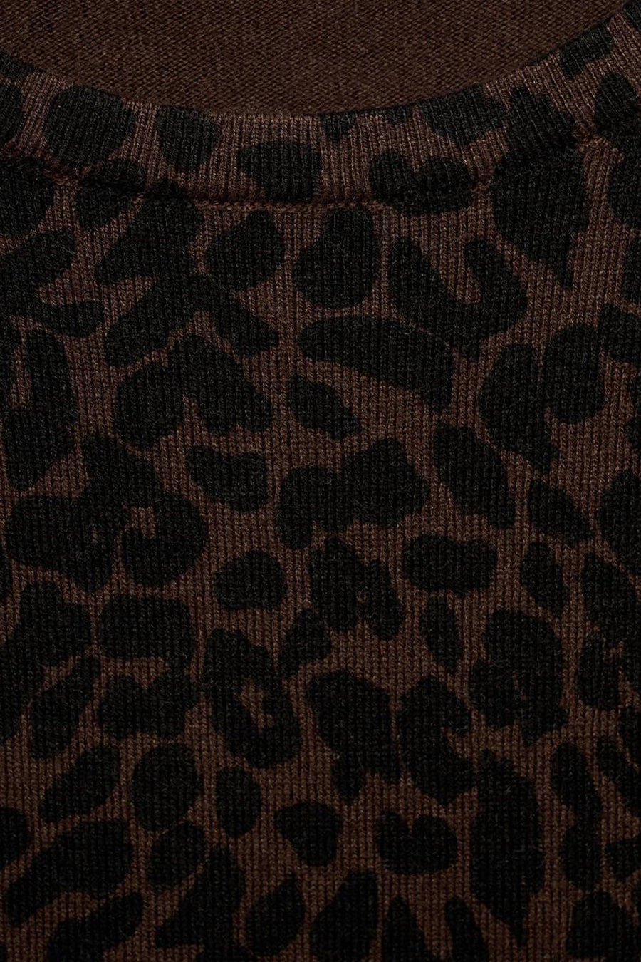 Pull à col rond - brun - MANGO