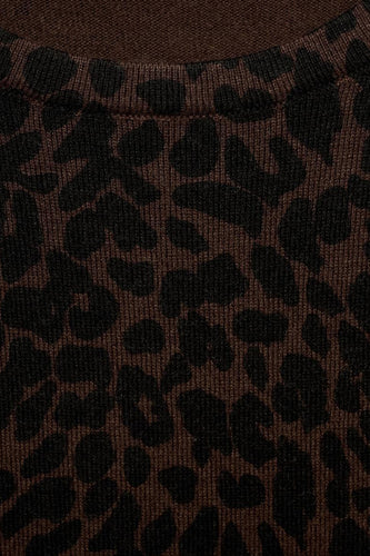 Pull à col rond - brun - MANGO