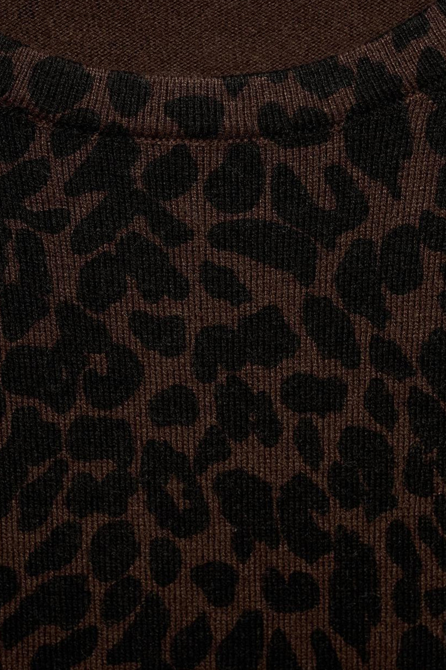 Pull à col rond - brun - MANGO