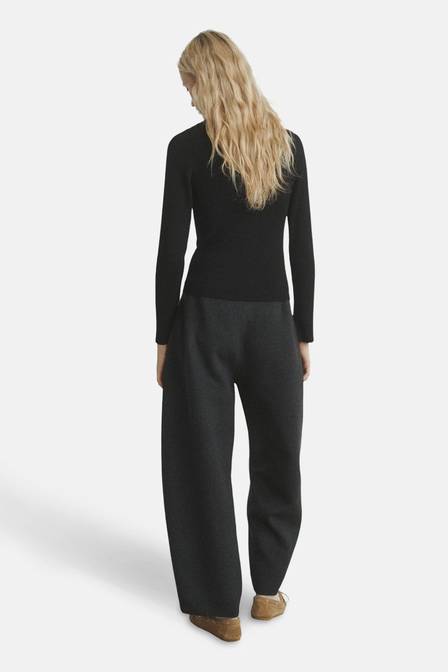 Pull à col rond - noir - MANGO