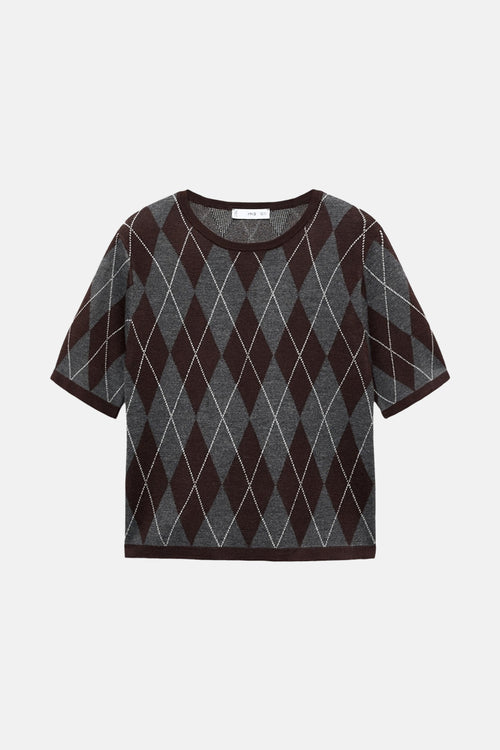 Pull à col rond - Multicolore