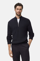 Pull col roulé Bleu - MANGO