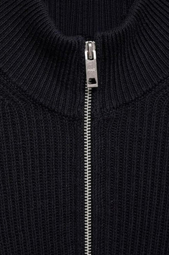 Pull à col roulé - bleu - MANGO