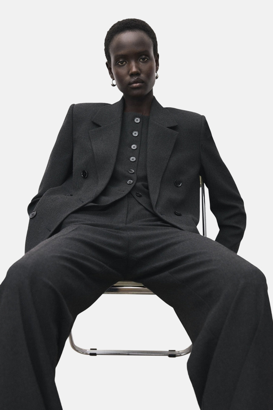 Pantalon de costume - gris - MANGO