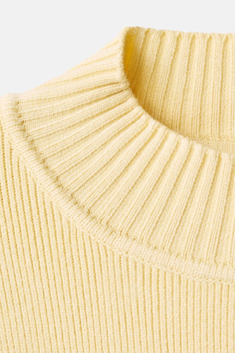 Pull à col rond - jaune - MANGO