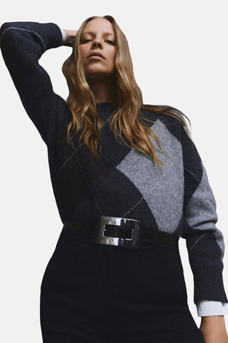 Pull à col rond - gris - MANGO - 4