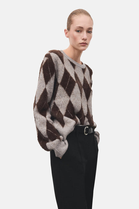 Pull à col rond - Multicolore