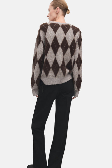 Pull à col rond - Multicolore