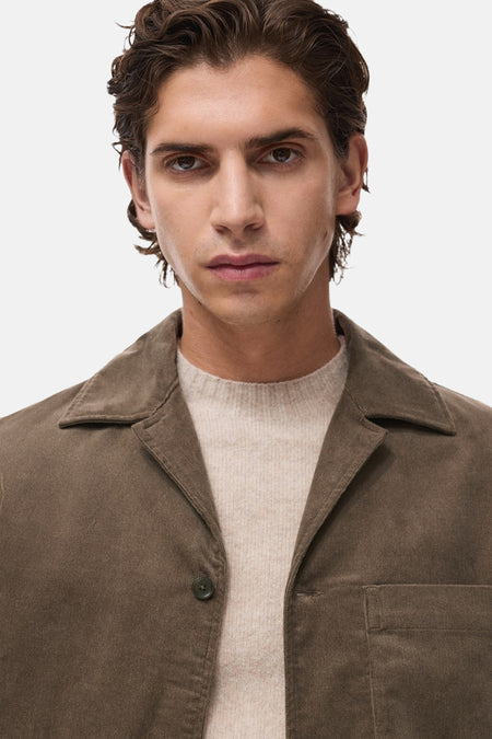 Chemise à manches longues - gris