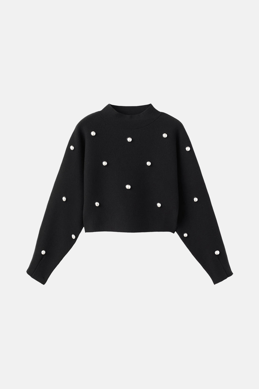 Pull col O noir - MANGO - MANGO