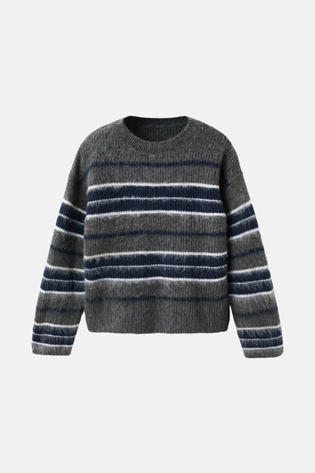 Pull à col rond - multicolore