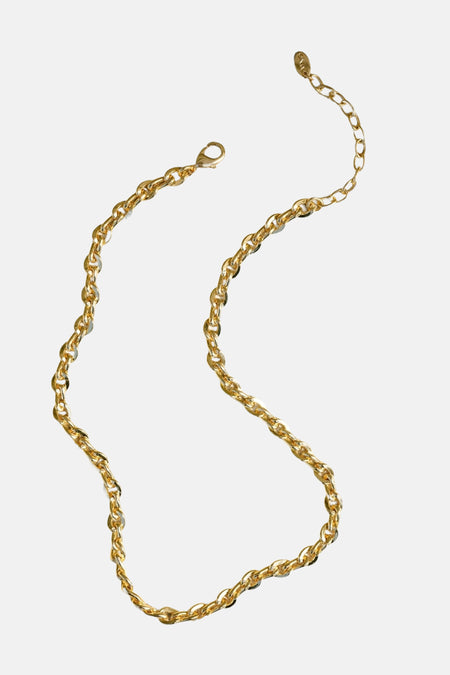 Collier (court) doré - MANGO
