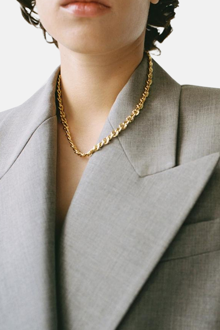 Collier (court) doré - MANGO - MANGO