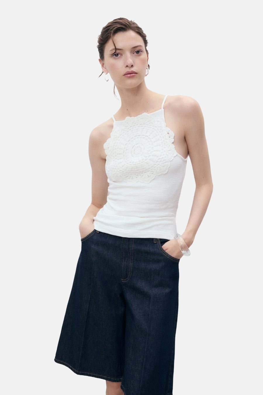 Top - blanc - MANGO