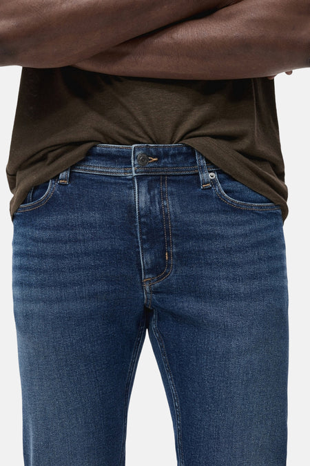 Jeans slim Mid blue denim - MANGO