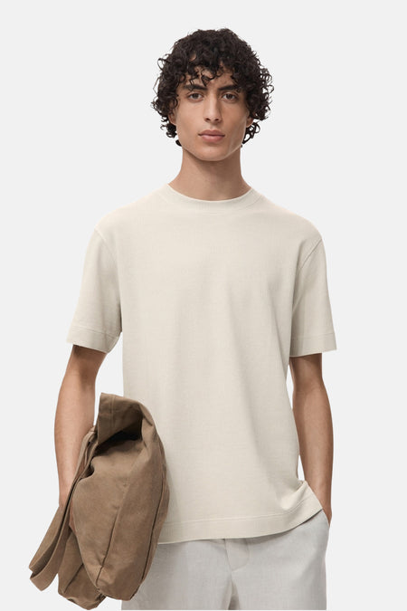 T-shirt (manches courtes) Écru - MANGO